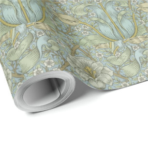 William Morris Vintage Floral Spring Thicket Wrapping Paper