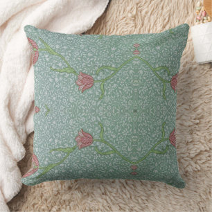 William Morris Vintage Flowers Floral Pattern Cushion
