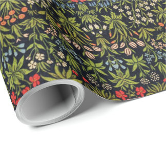 William Morris Vintage Flowers Floral Pattern Wrapping Paper