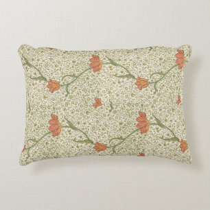 William Morris Vintage Flowers Garden Tulip Decorative Cushion