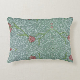 William Morris Vintage Flowers Garden Tulip Decorative Cushion