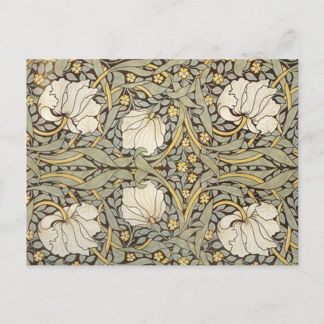 William Morris Vintage Flowers Postcard (Front)