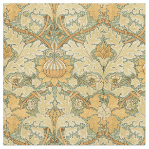 William Morris Vintage Foliage & Floral Pattern Fabric