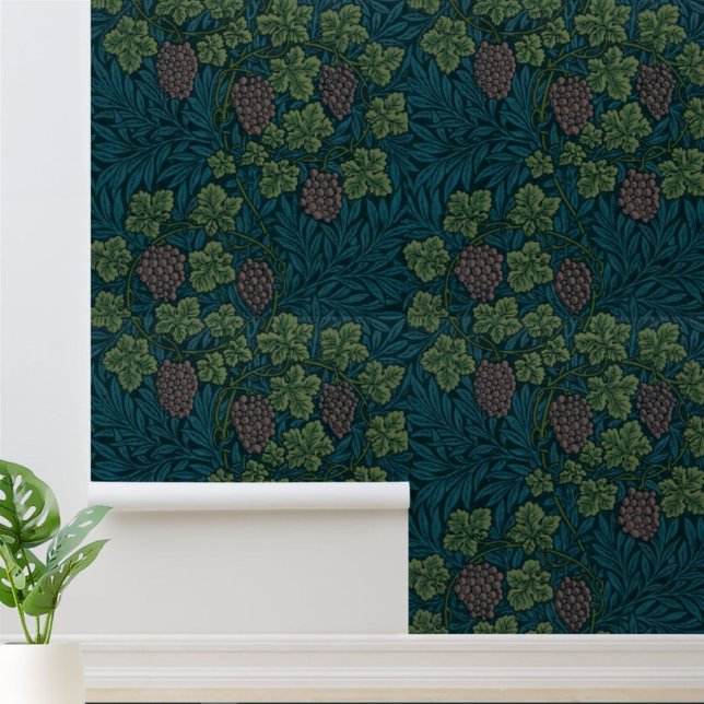 William Morris Vintage Grape Vine Pattern Wallpaper (Creator Uploaded)