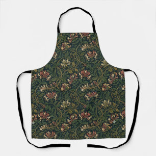 William Morris vintage Honeysuckle Floral pattern Apron