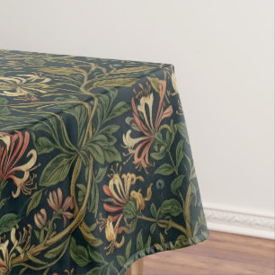 William Morris vintage Honeysuckle Floral pattern Tablecloth