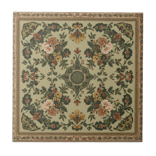 William Morris vintage Honeysuckle Floral Pattern Tile