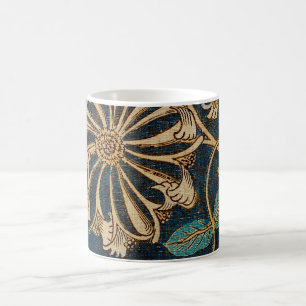 William Morris Vintage Honeysuckle Pattern  Coffee Mug