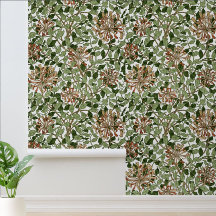 William Morris Vintage Honeysuckle Pattern