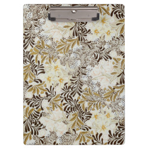 William Morris Vintage Hyacinth Floral Art Nouveau Clipboard