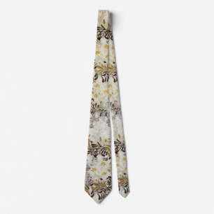William Morris Vintage Hyacinth Floral Art Nouveau Tie