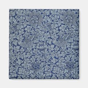 William Morris Vintage Pattern Bird and Anemone Magnet