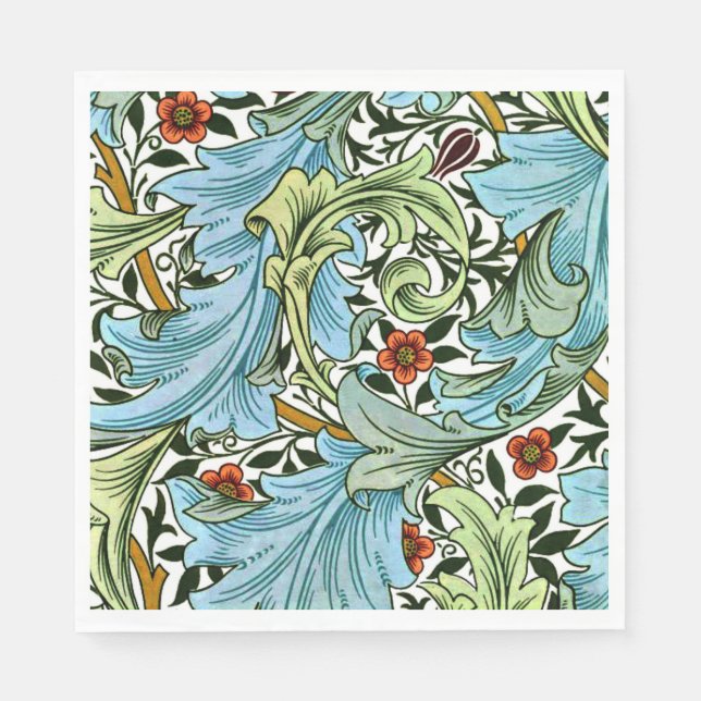 William Morris vintage pattern - Granville Napkin (Front)