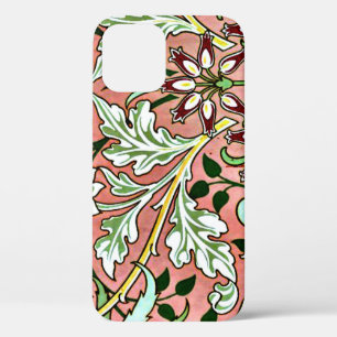 William Morris vintage pattern, Hyacinth, iPhone 12 Case