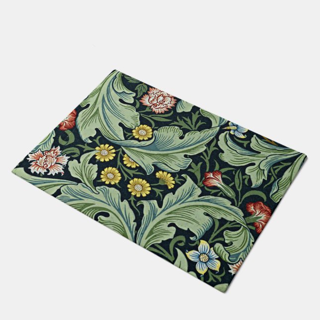 William Morris vintage pattern, Leicester, Doormat (Angled)