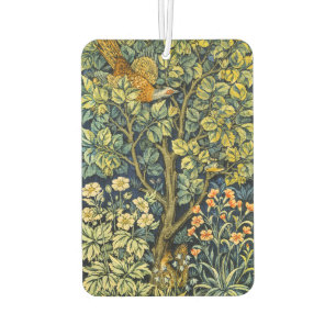 William Morris Vintage Pheasant Squirrel Flower Car Air Freshener