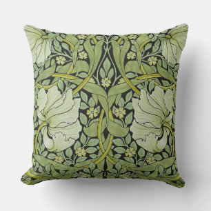 William Morris Vintage Pimpernel Floral Pattern Cushion