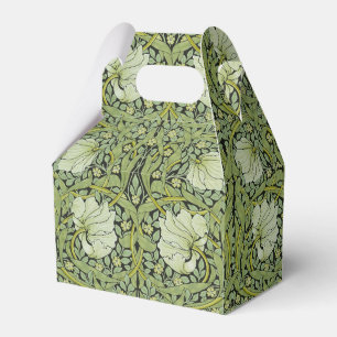 William Morris Vintage Pimpernel Floral Pattern Favour Box