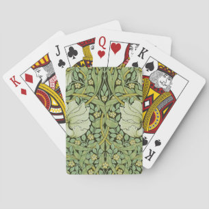 William Morris Vintage Pimpernel Floral Pattern Playing Cards