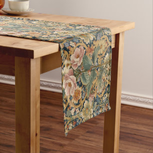 William Morris vintage Pimpernel Pre-Raphaelite Short Table Runner
