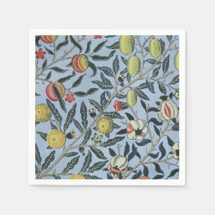 William Morris Vintage Pomegranate Fruit Pattern Napkin
