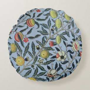 William Morris Vintage Pomegranate Fruit Pattern Round Cushion