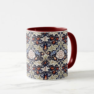 William Morris Vintage Severn Blue Floral Flowers Mug