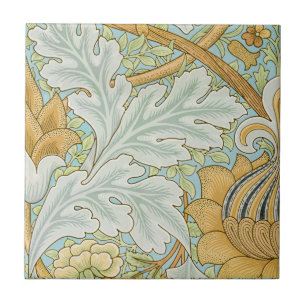 William Morris Vintage St James Acanthus Design Tile