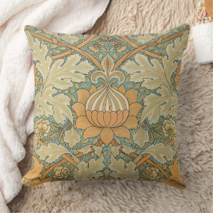 William Morris Vintage St James Acanthus Pattern Cushion