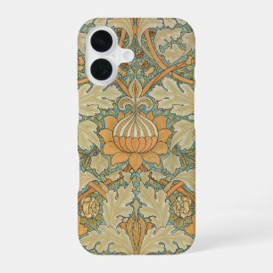 William Morris Vintage St James Acanthus Pattern iPhone 16 Case