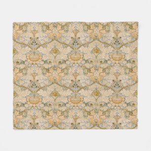 William Morris Vintage St James Acanthus Wallpaper Fleece Blanket