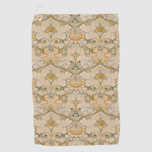 William Morris Vintage St James Acanthus Wallpaper Golf Towel
