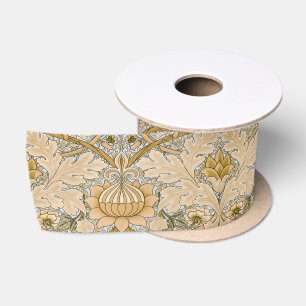 William Morris Vintage St James Acanthus Wallpaper Satin Ribbon