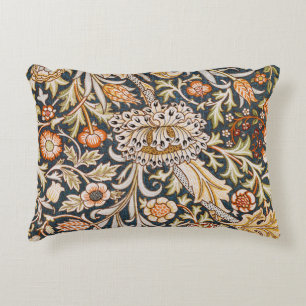 William Morris Vintage Trent Blue Floral Pattern Decorative Cushion
