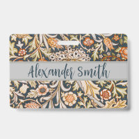 William Morris Vintage Trent Blue Floral Pattern