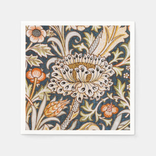 William Morris Vintage Trent Blue Floral Pattern Napkin