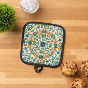 William Morris Vintage Vine Wreath Pattern Pot Holder