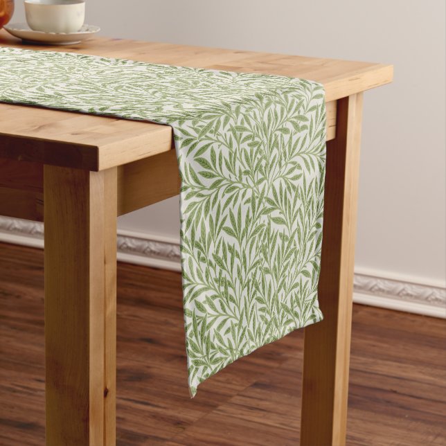 William Morris Vintage Willow Pattern Table Runner (In Situ)