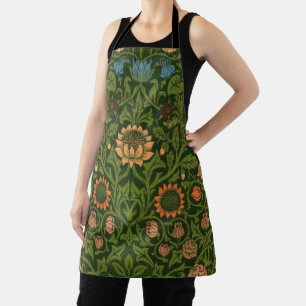 William Morris Violet and Columbine Art Rug Apron