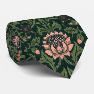 William Morris Violet and Columbine  Tie
