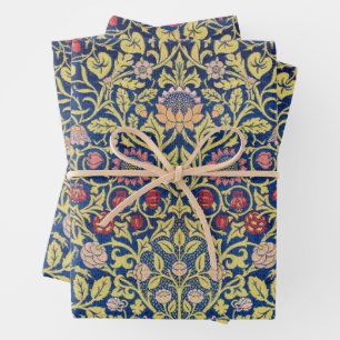 William Morris, Violet and Columbine Wrapping Paper Sheet