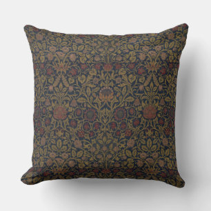 William Morris: Violet & Columbine Throw Pillow