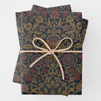 William Morris: Violet & Columbine Wrapping Paper