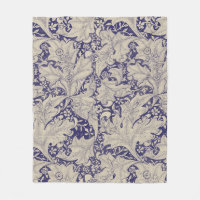 William Morris Wallflower Pattern Antique Blue