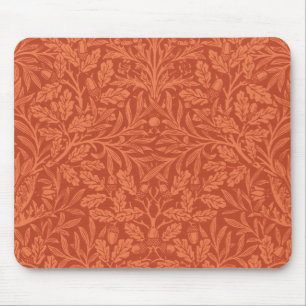 william morris wallpaper acorns and oak mouse mat