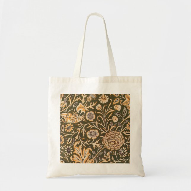 william morris wallpaper cherwell design tote bag (Front)