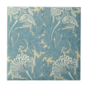 William Morris Wallpaper Design on Tile