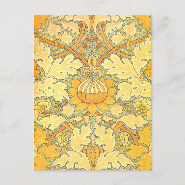 William Morris Wallpaper for St. James Place Postcard (Front)