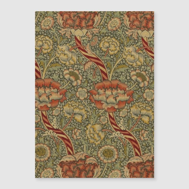 William Morris Wandle English Floral Damask Design (Front)