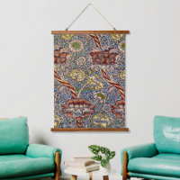 William Morris Wandle English Floral Damask Design